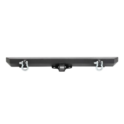 Smittybilt® - SRC Classic Black Textured Rear Bumper with D-Rings