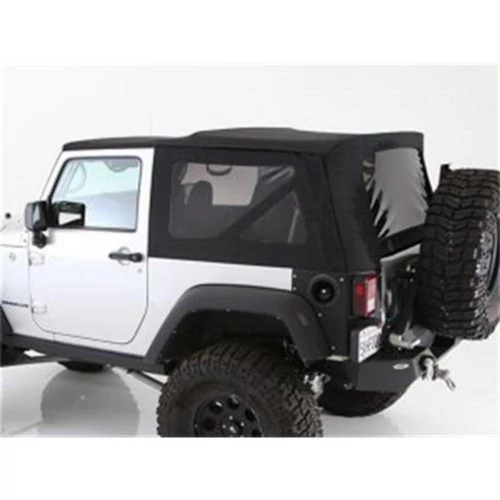 Smittybilt® - OEM Replacement Black Diamond Soft Top Premium Canvas with Tinted Windows for 2 Doors Models