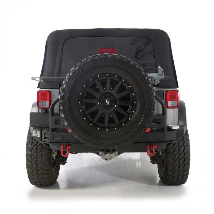 Smittybilt® - OEM Replacement Black Diamond Soft Top Premium Canvas with Tinted Windows for 4 Doors Models