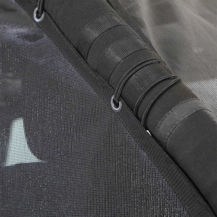 Smittybilt® - Sides/Rear Black Cloak Extended Mesh Top