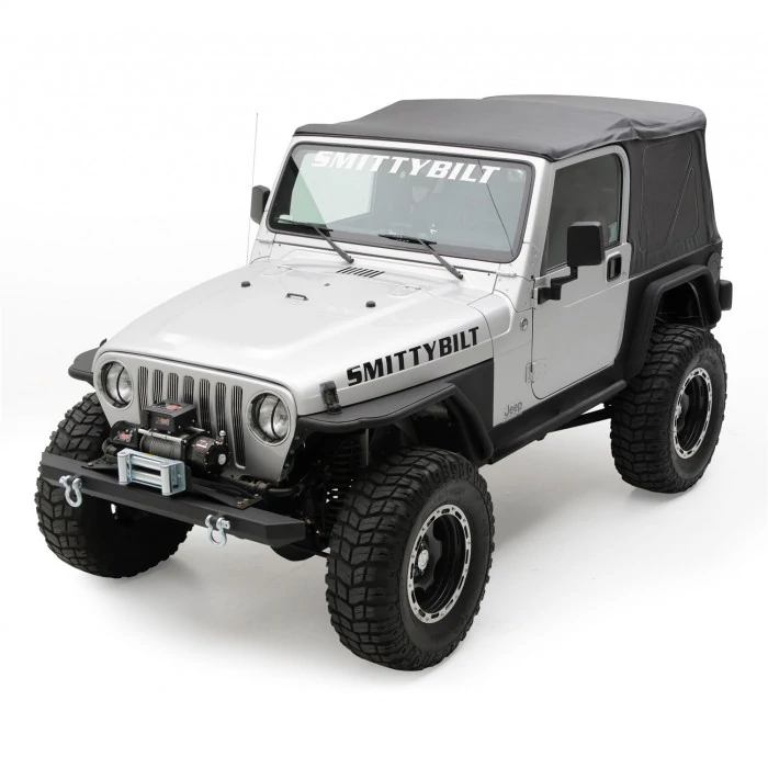 Smittybilt® - OEM Replacement White Soft Top with Zip Out Windows