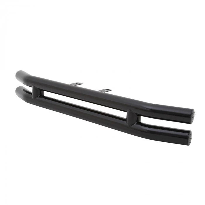 Smittybilt® - Tubular Gloss Black Front Bumper without Hoop