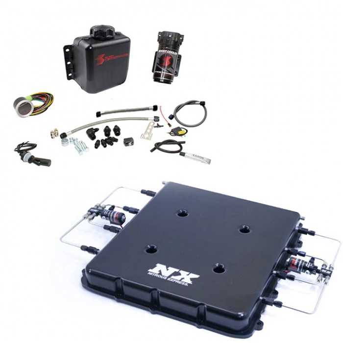 Snow Performance® - Stage 2.5 Boost Cooler Water-Methanol Injection Kit with Billet LT4 Supercharger Lid with Tank