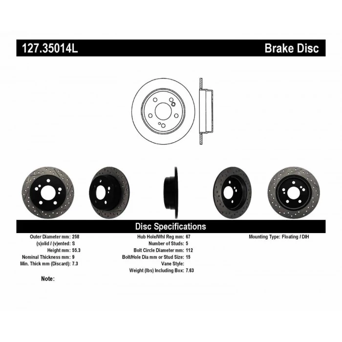 StopTech® - Sport Brake Rotor