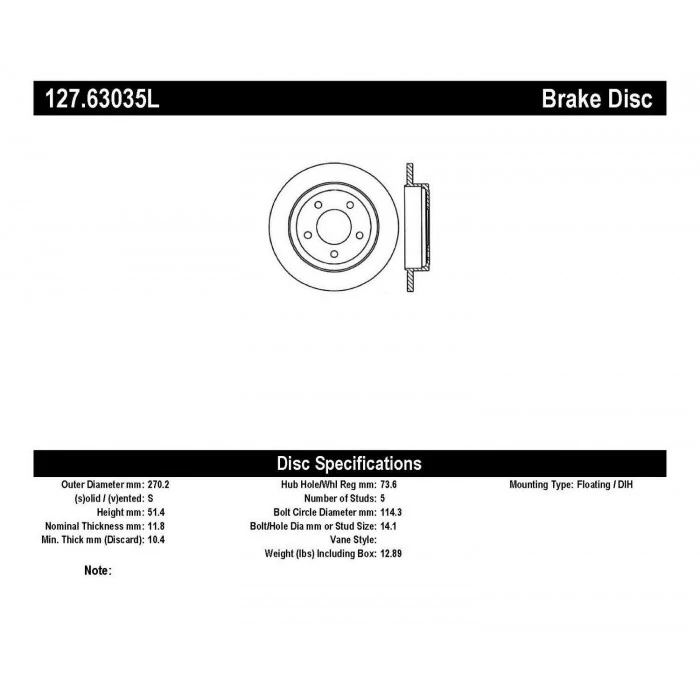 StopTech® - Sport Brake Rotor