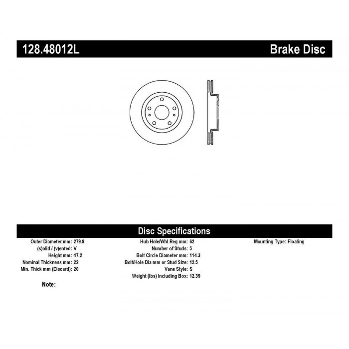 StopTech® - Sport Cross Brake Rotor