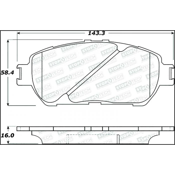 StopTech® - Street Select Brake Pads