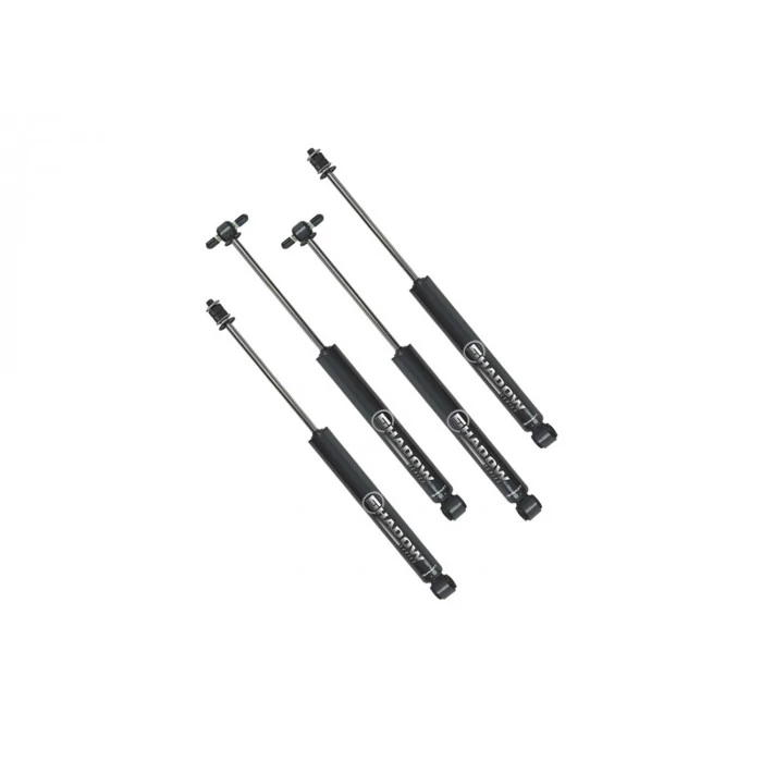 Superlift® - 4'' Front and Rear Shocks Shadow Shock Pack