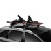 Thule® - SnowPack Extender Black Roof Mount Ski/Snowboard Carrier for 6 Pairs Skis or 4 Snowboards