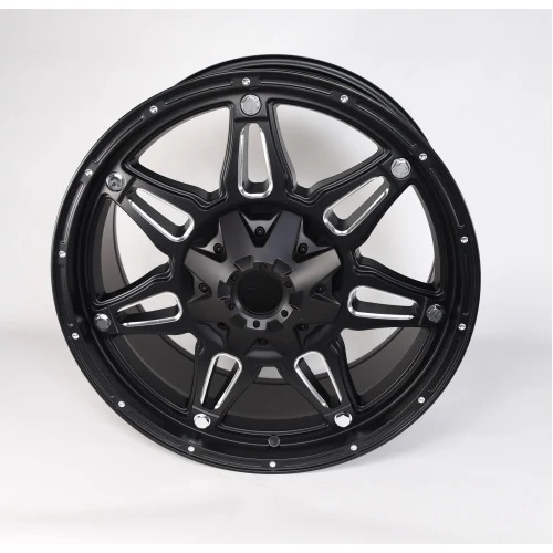 TrailFX® - FX14 Satin Black (Size: 18x9, Offset: 0mm, Bolt Pattern: 6x5.50 in, Backspacing: 5.06 in.)