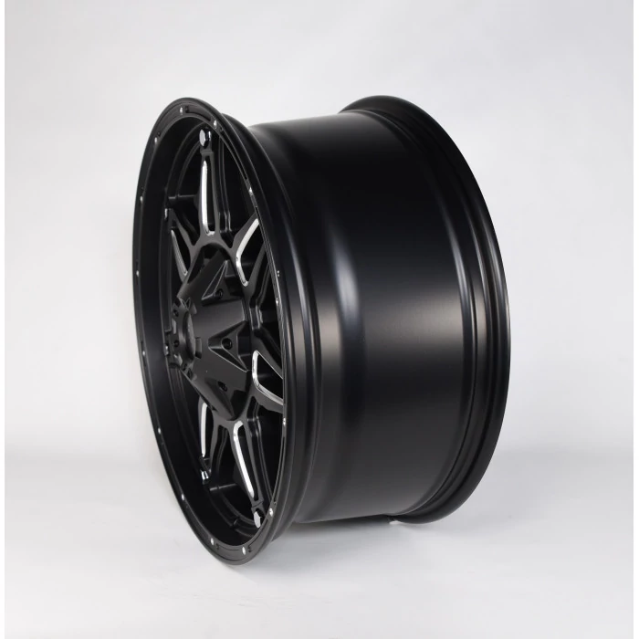 TrailFX® - FX14 Satin Black (Size: 18x9, Offset: 0mm, Bolt Pattern: 6x5.50 in, Backspacing: 5.06 in.)