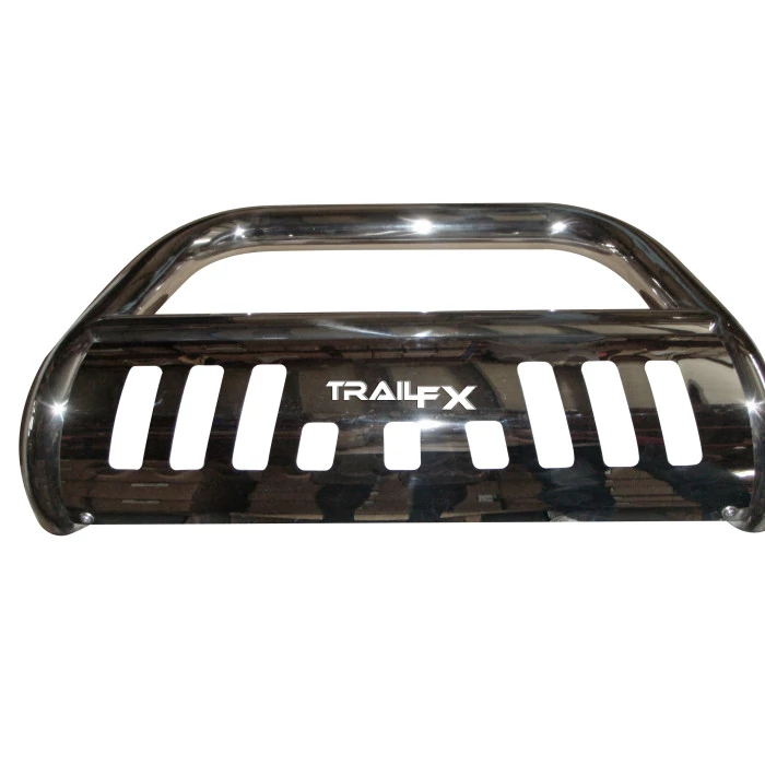 TrailFX® - Round Bull Bar with Polished Skid Plate