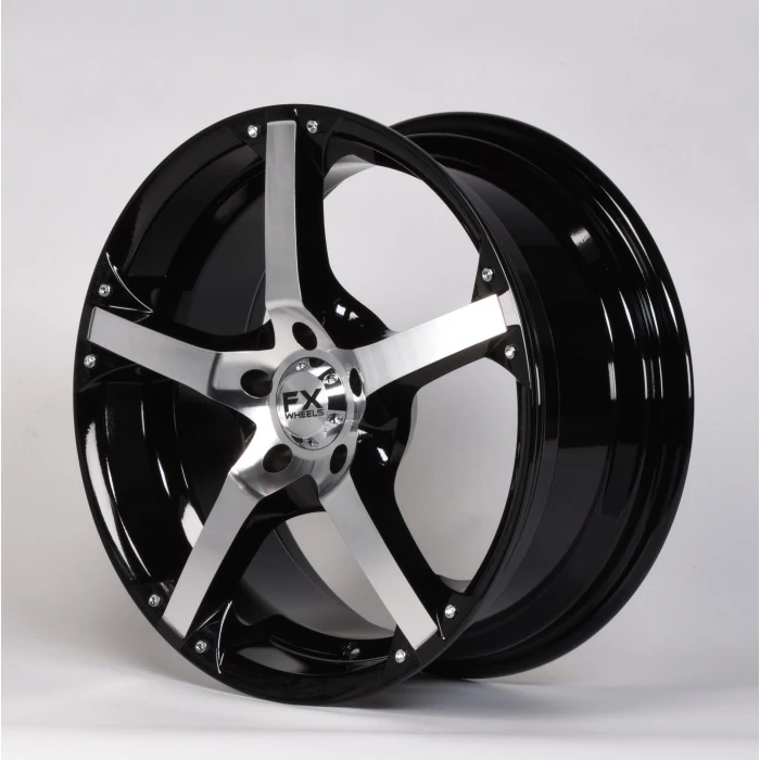 TrailFX® - FX10 Gloss Black (Size: 17x8, Offset: 45mm, Bolt Pattern: 5x3.94 in, Backspacing: 6.26 in.)