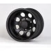TrailFX® - FX308 Matte Black (Size: 15x8, Offset: -18mm, Bolt Pattern: 6x5.50 in, Backspacing: 3.79 in.)
