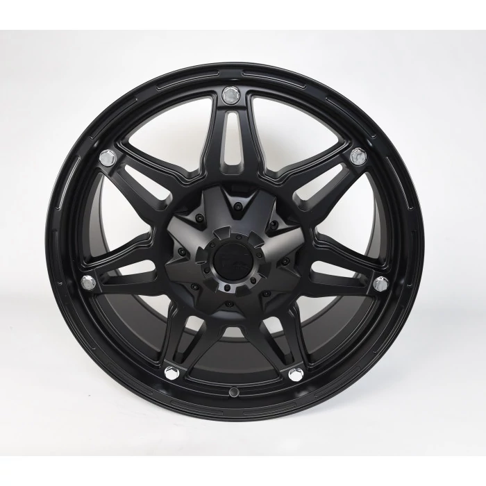 TrailFX® - FX14 Satin Black (Size: 20x9, Offset: -12mm, Bolt Pattern: 5x4.50 in, Backspacing: 4.54 in.)