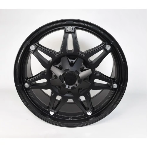 TrailFX® - FX14 Satin Black (Size: 20x9, Offset: -12mm, Bolt Pattern: 5x5.0 in, Backspacing: 4.54 in.)