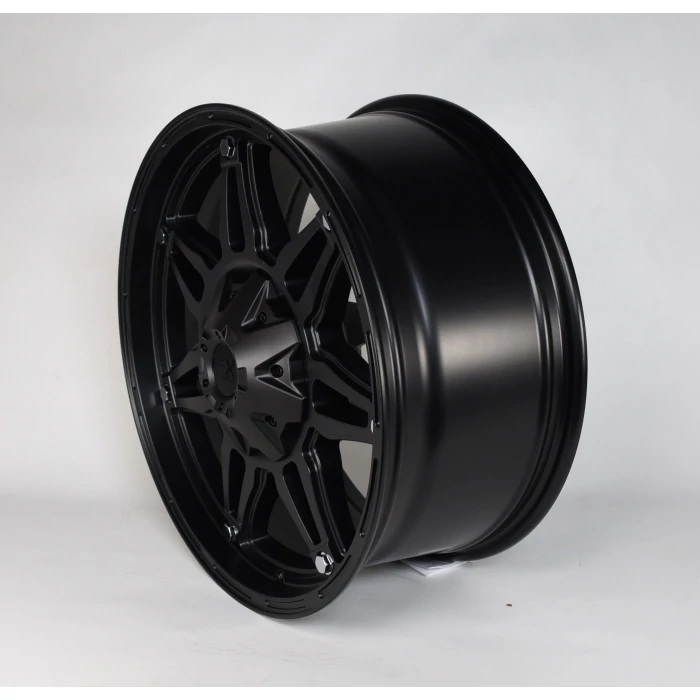 TrailFX® - FX14 Satin Black (Size: 18x9, Offset: 0mm, Bolt Pattern: 8x6.50 in, Backspacing: 5.06 in.)