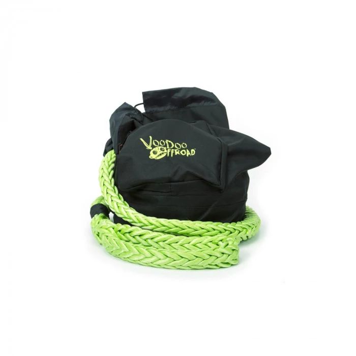 VooDoo Offroad® - Recovery Rope Bag Green Nylon Mesh Front Panel Zipper