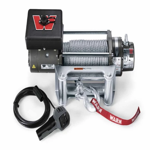 Warn® - 8000lb M8000 Premium Series Self-Recovery Electric Winch with Steel Rope