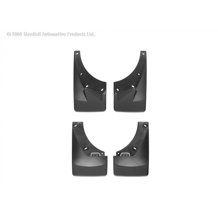 Weathertech® - DigitalFit Front & Rear Black No-Drill MudFlaps for Models without Fender Flares