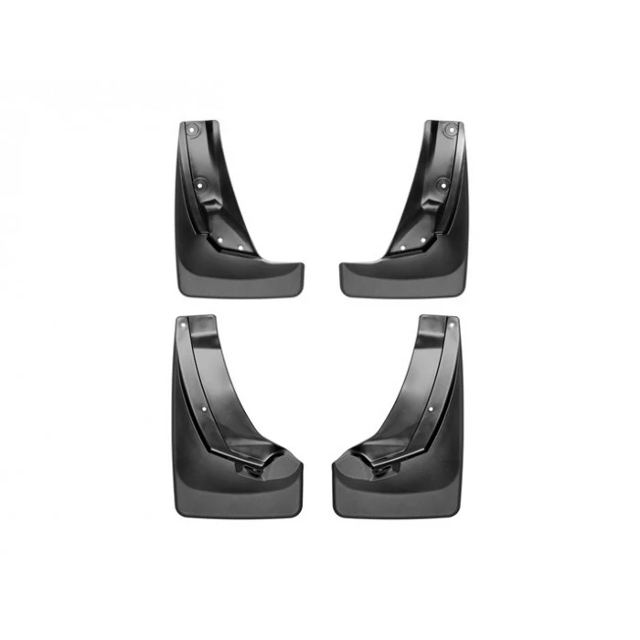 Weathertech® - DigitalFit Front & Rear Black No-Drill MudFlaps