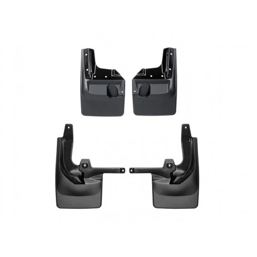 Weathertech® - DigitalFit Front & Rear Black No-Drill MudFlaps