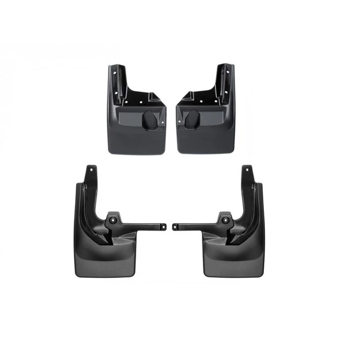 Weathertech® - DigitalFit Front & Rear Black No-Drill MudFlaps