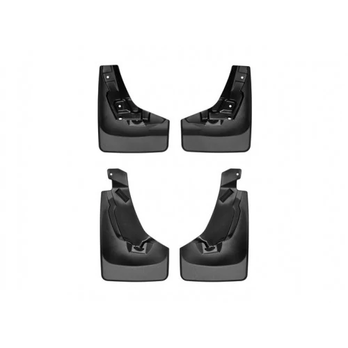 Weathertech® - DigitalFit Front & Rear Black No-Drill MudFlaps