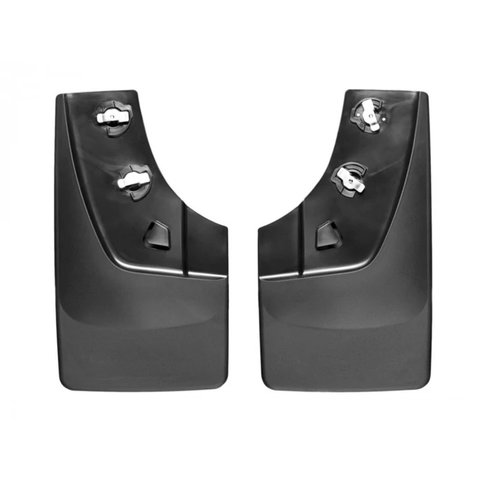 Weathertech® - DigitalFit Rear Black No-Drill MudFlaps for Standard Side Bed Models with Single Rear Wheels