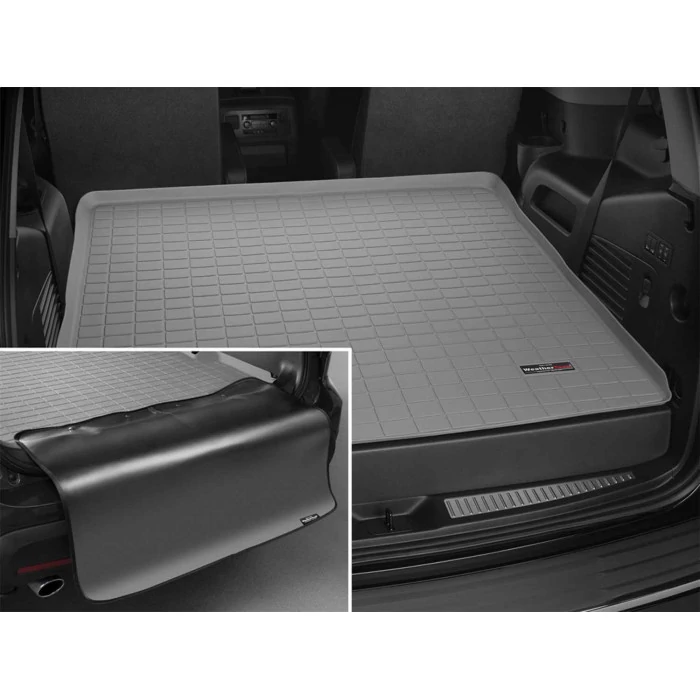 Weathertech® - Gray Cargo Liner with Bumper Protector, Behind 2nd Row