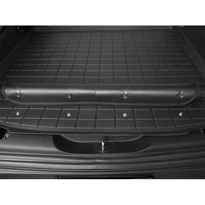 Weathertech® - Cocoa Cargo Liner with Black Bumper Protector, Behind 2nd Row Seating
