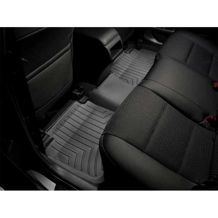 Weathertech® - DigitalFit 1st & 2nd Row Black Floor Mats for Models with 2 Rows Of Seats
