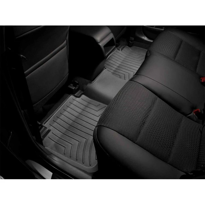 Weathertech® - DigitalFit 2nd Row Black Floor Mats for Models with Rear Retention Holes
