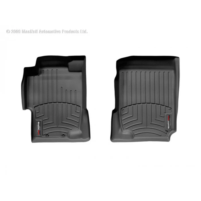 Weathertech® - DigitalFit 1st Row Black Floor Mats for Coupe (2 Door)/Sedan (4 Door) Models with Automatic Transmission