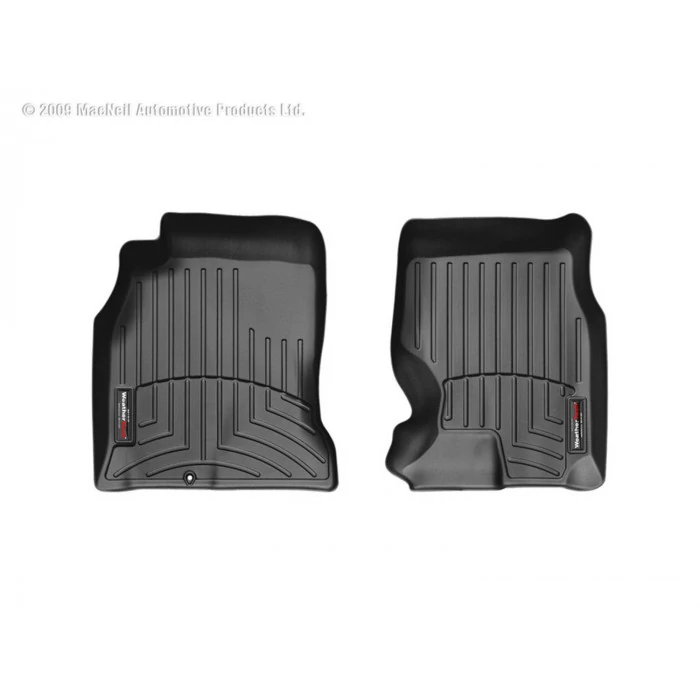 Weathertech® - DigitalFit 1st Row Black Floor Mats for Rear Wheel Drive Models