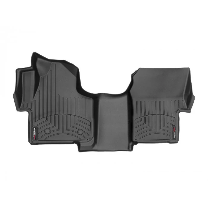 Weathertech® - DigitalFit 1st Row Over The Hump Black Floor Mats for Standard Passenger Van Models