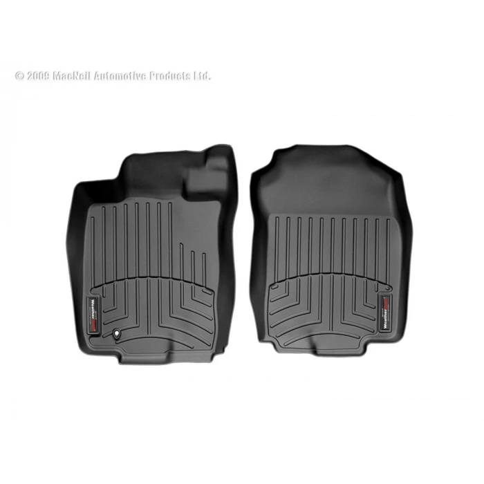 Weathertech® - DigitalFit 1st Row Black Floor Mats for Models with Automatic Transmission