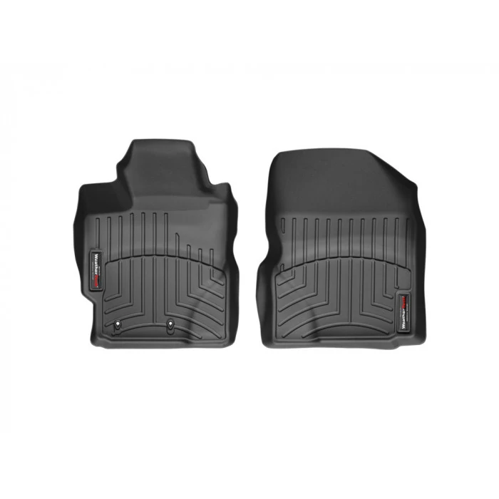 Weathertech® - DigitalFit 1st Row Black Floor Mats for Models with Heating Vents Under Front Seats