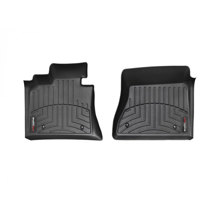 Weathertech® - DigitalFit 1st Row Black Floor Mats for Coupe (2 Door)/Convertible Models
