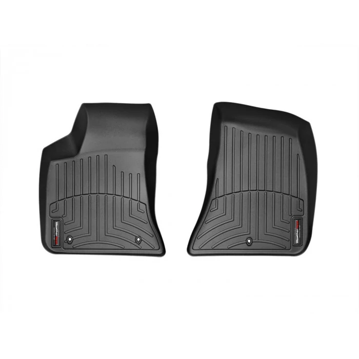 Weathertech® - DigitalFit 1st Row Black Floor Mats for Rear Wheel Drive Models