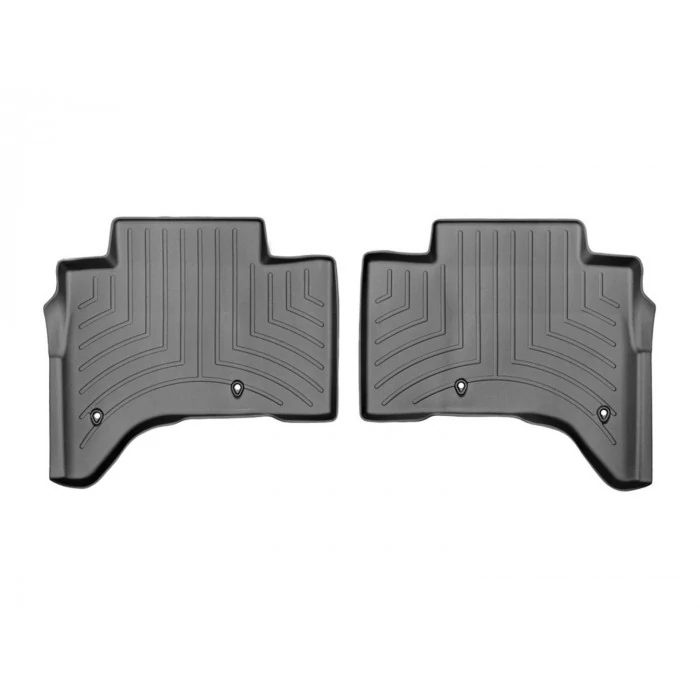 Weathertech® - DigitalFit 2nd Row Black Floor Mats for Models with Rear Row Center Console