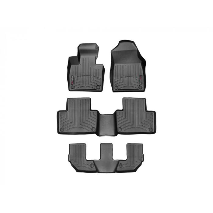 Weathertech® - DigitalFit 1st, 2nd & 3rd Row Black Floor Mats