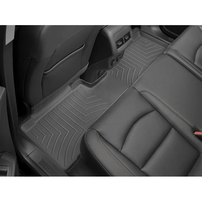 Weathertech® - DigitalFit 2nd Row Black Floor Mats for Models with 6 Passenger Seat