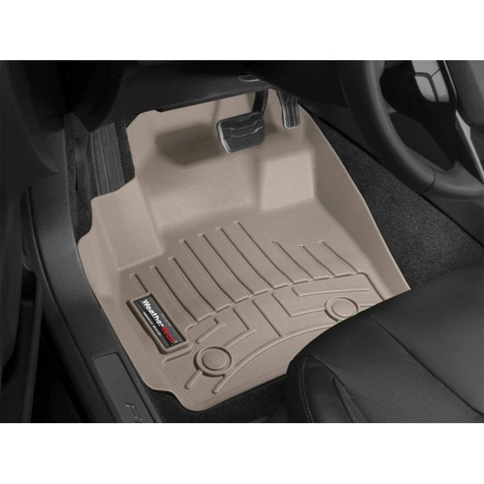 Weathertech® - DigitalFit 1st & 2nd Row Tan Floor Mats for Models without Rear Row Floor Console