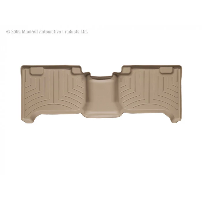 Weathertech® - DigitalFit 2nd Row Tan Floor Mats for Extended Cab Models without Vinyl Flooring