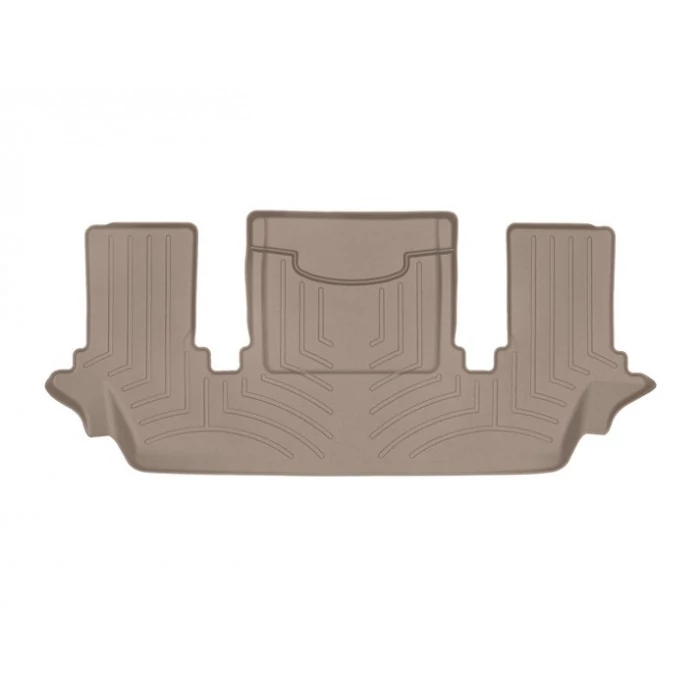 Weathertech® - DigitalFit 2nd Row Tan Floor Mats for Models with Rear Row Bucket Seating and Full Console