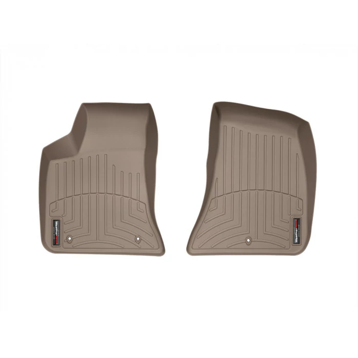 Weathertech® - DigitalFit 1st Row Tan Floor Mats for Rear Wheel Drive Models