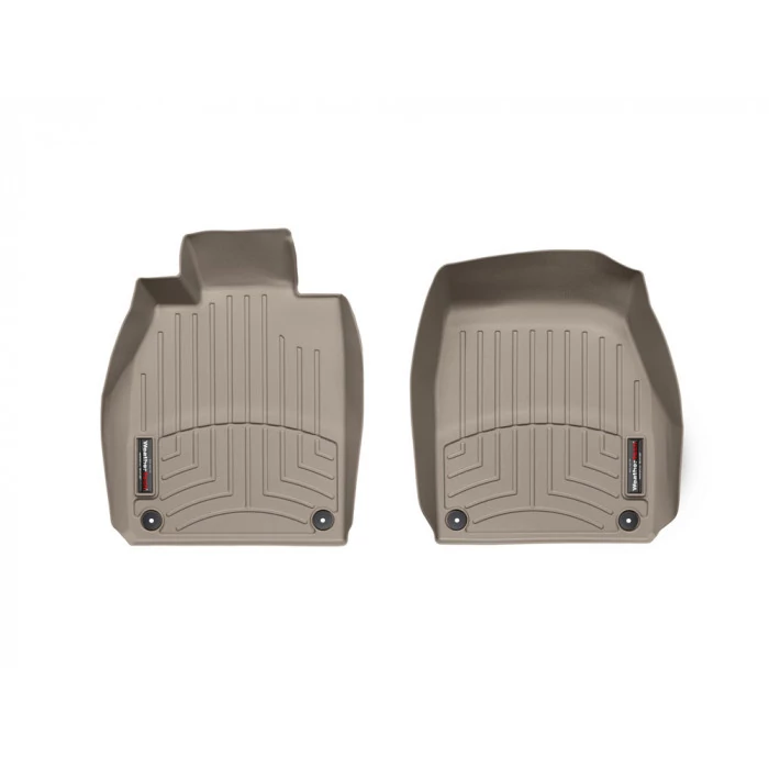 Weathertech® - DigitalFit 1st Row Tan Floor Mats for Coupe (2 Door)/Convertible Models