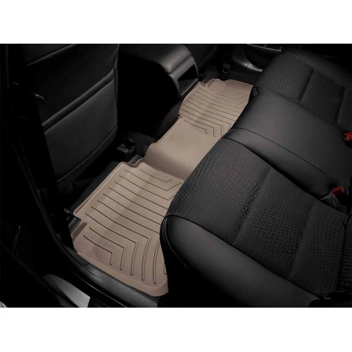 Weathertech® - DigitalFit 1st Row Tan Floor Mats for Hatchback Models with Manual Transmission