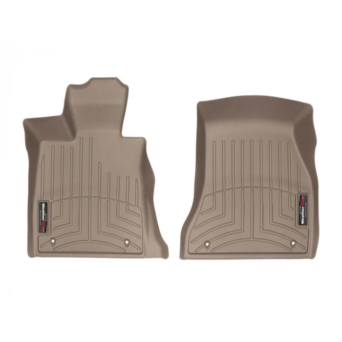 Weathertech® - DigitalFit 1st Row Tan Floor Mats for Models without Rear Executive Lounge Seating Package